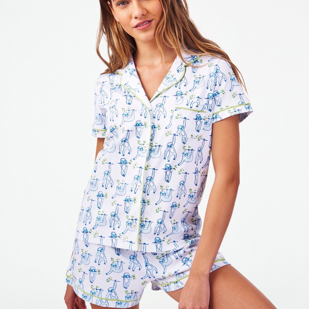 Sleepy Sloth Polo Pajamas